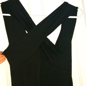 Black Cross Chest Romper
